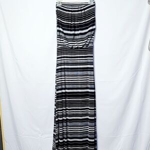 For Cynthia sleeveless strapless striped maxi dress sz Sm